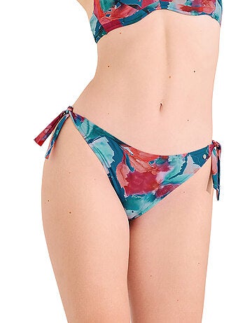 Bas maillot slip de bain à nouettes ROMA