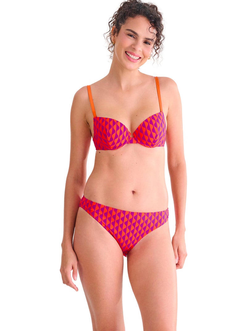 Bas maillot slip de bain ARUBA Orange - Kiabi