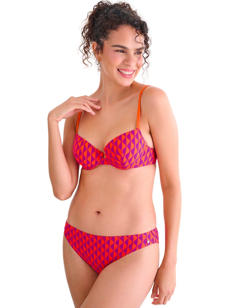 Bas maillot slip de bain ARUBA Orange - Kiabi