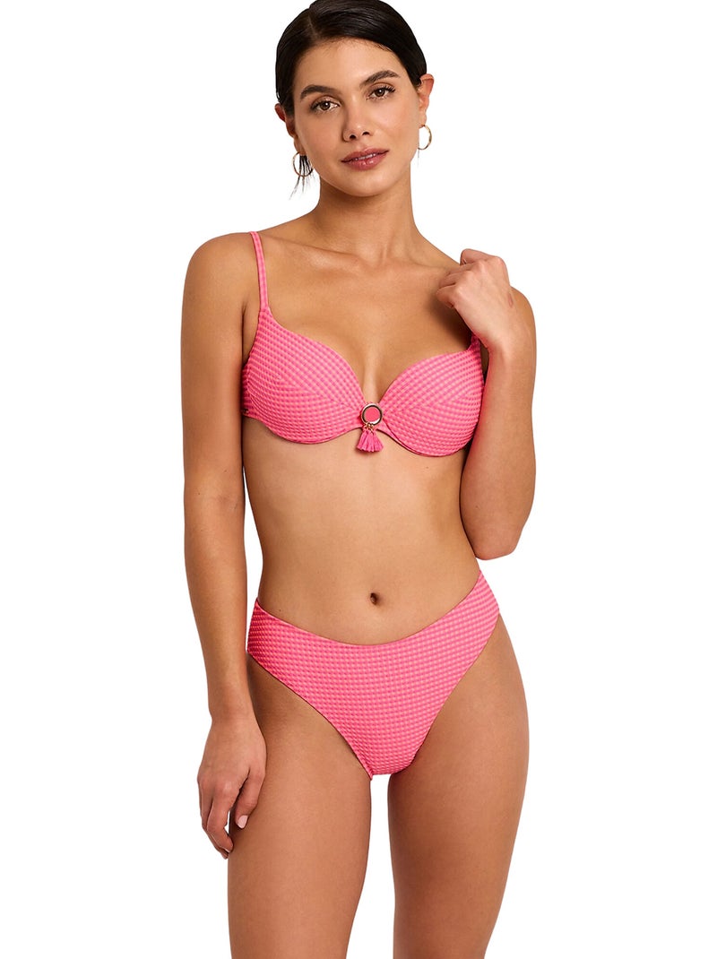 Bas maillot slip de bain BIKINI BAY Rose fushia - Kiabi