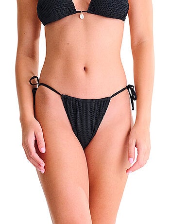 Bas maillot slip de bain bikini échancré réglable CALVI