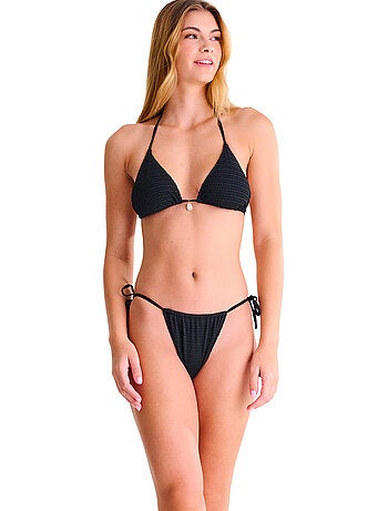 Bas maillot slip de bain bikini échancré réglable CALVI