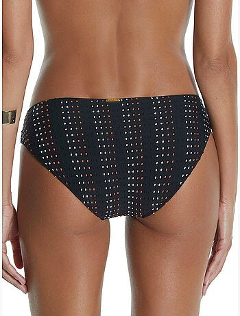 Bas maillot slip de bain bikini Plumetti noir