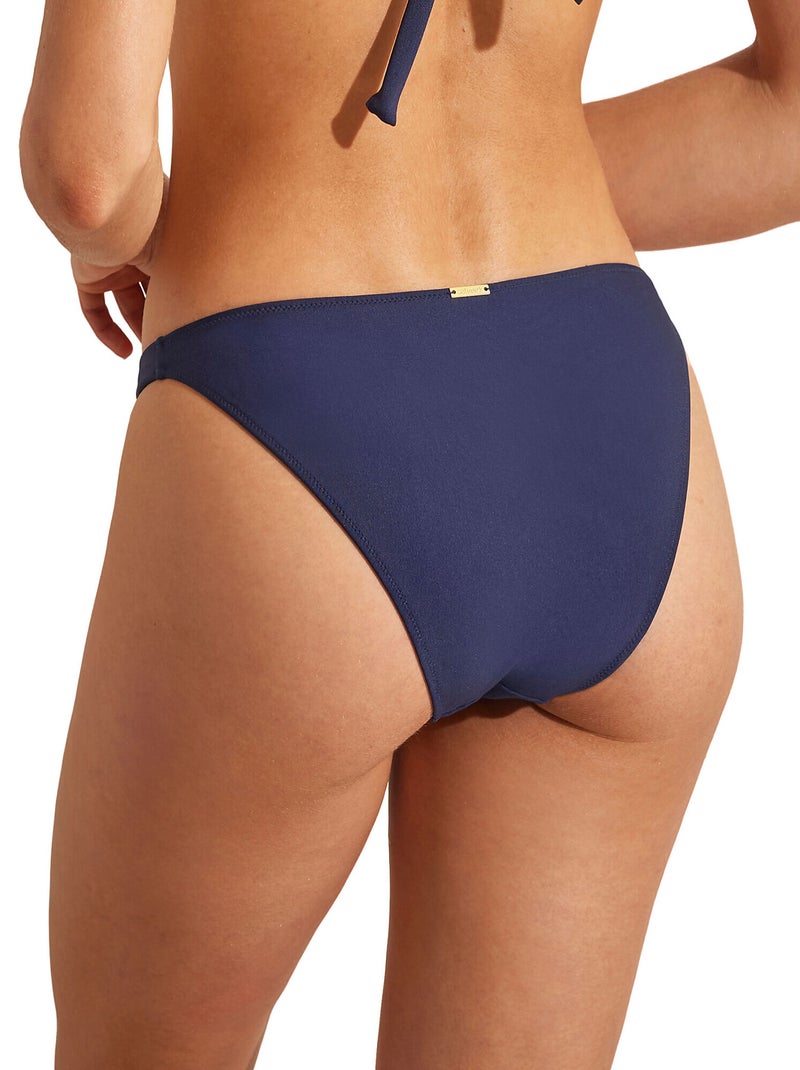 Bas maillot slip de bain bikini taille basse BAIKAL Bleu - Kiabi