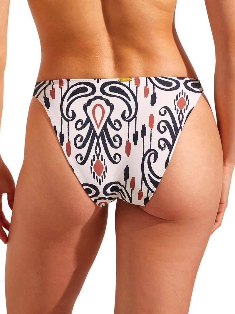 Bas maillot slip de bain bikini taille basse VENECIA Ecru - Kiabi