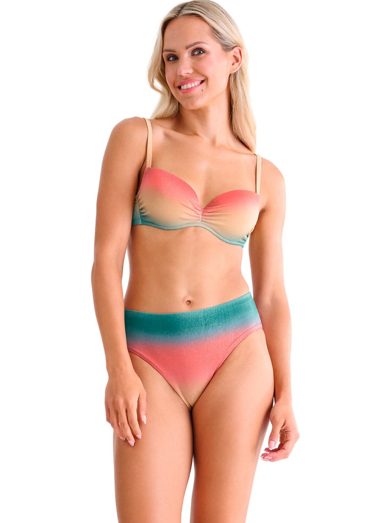 Bas maillot slip de bain CAIRO Rose - Kiabi