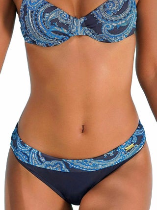 Bas maillot slip de bain ceinturé Boho