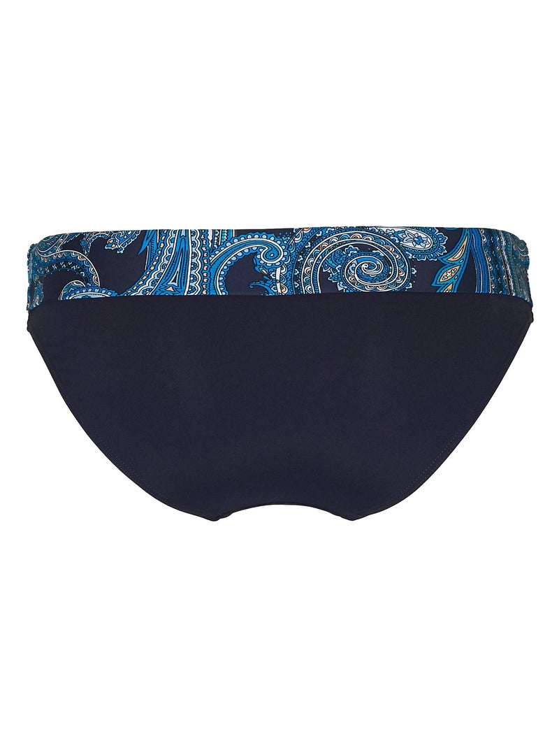 Bas maillot slip de bain ceinturé Boho Multicolore - Kiabi