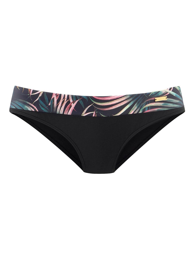 Bas maillot slip de bain ceinturé Reese Multicolore - Kiabi