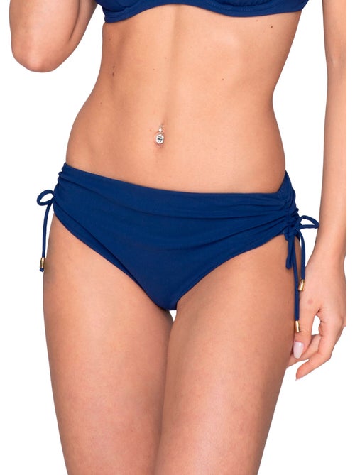 Bas maillot slip de bain côtés froncés BLUE SENSE - Kiabi