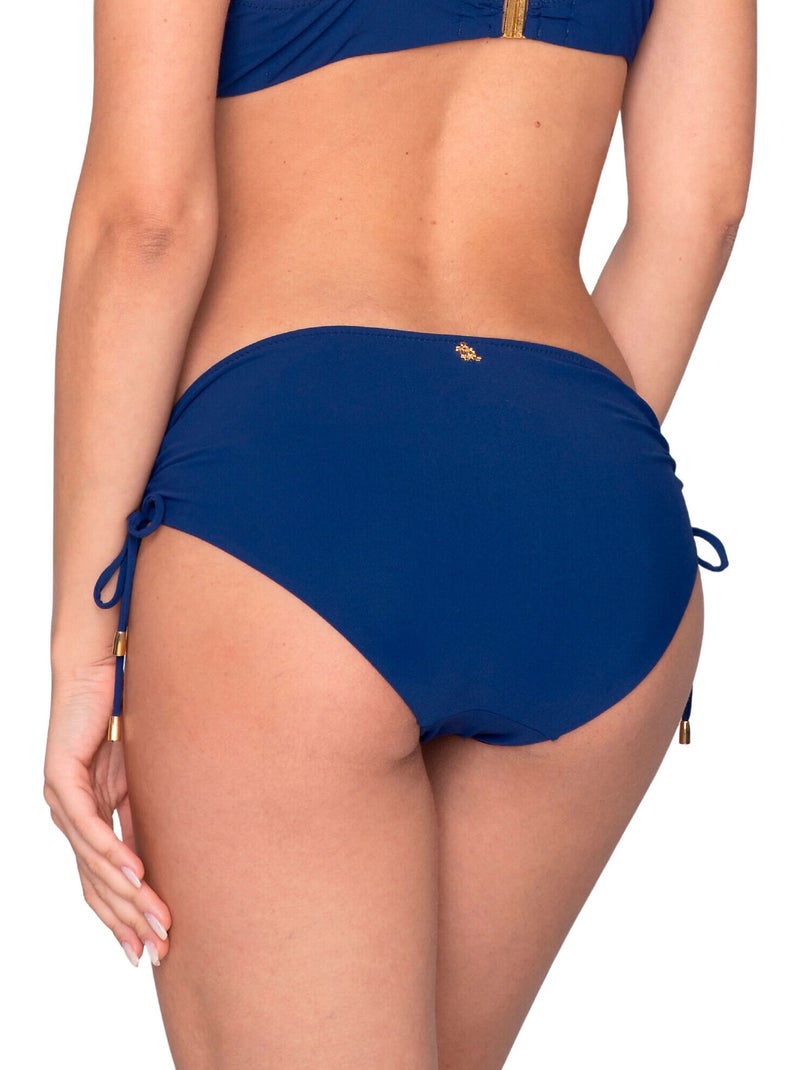 Bas maillot slip de bain côtés froncés BLUE SENSE Bleu - Kiabi