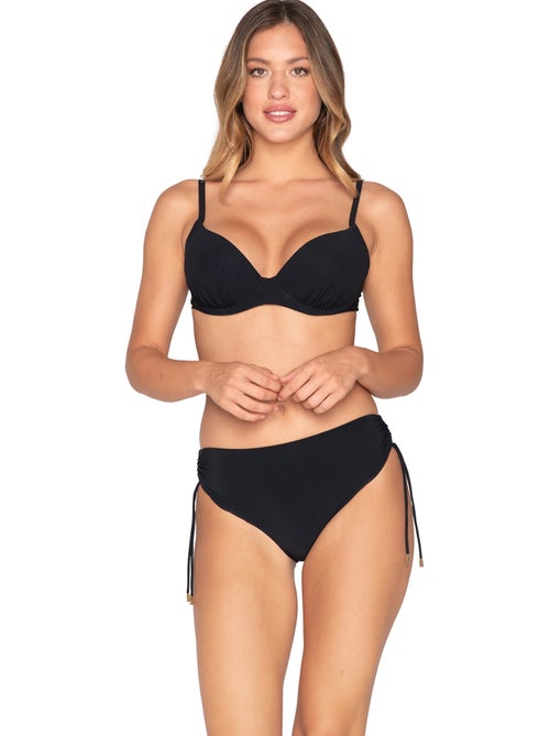 Bas maillot slip de bain côtés froncés BLUE SENSE - Kiabi