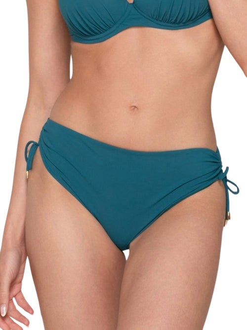 Bas maillot slip de bain côtés froncés BLUE SENSE - Kiabi