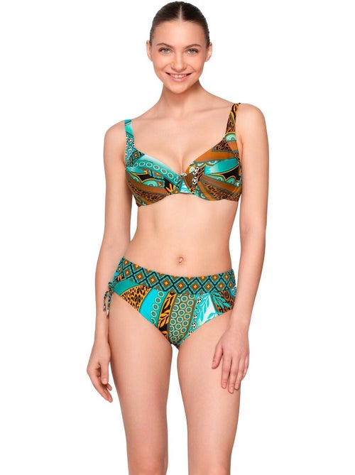 Bas maillot slip de bain côtés froncés JADE - Kiabi