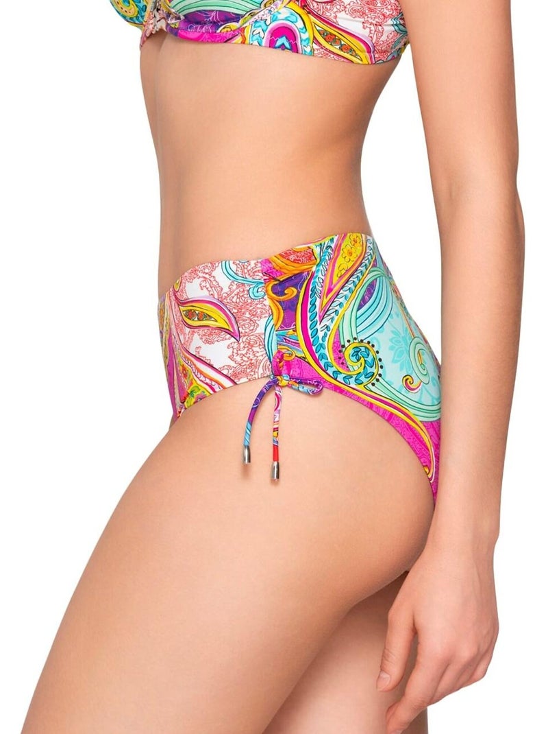 Bas maillot slip de bain côtés froncés MADISON Multicolore - Kiabi
