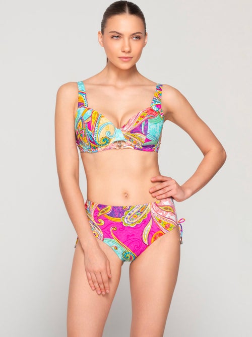 Bas maillot slip de bain côtés froncés MADISON - Kiabi