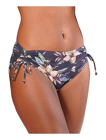 Bas maillot slip de bain côtés froncés Malia