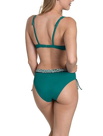 Bas maillot slip de bain côtés froncés Utila