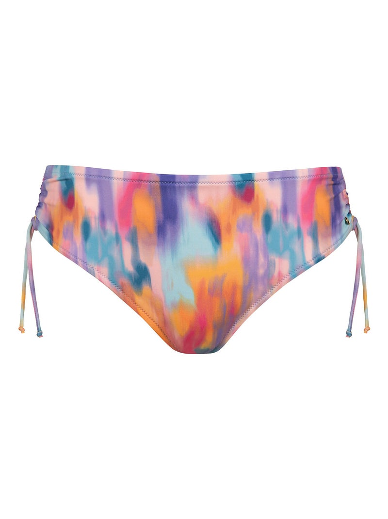 Bas maillot slip de bain côtés réglables JERSEY Orange - Kiabi