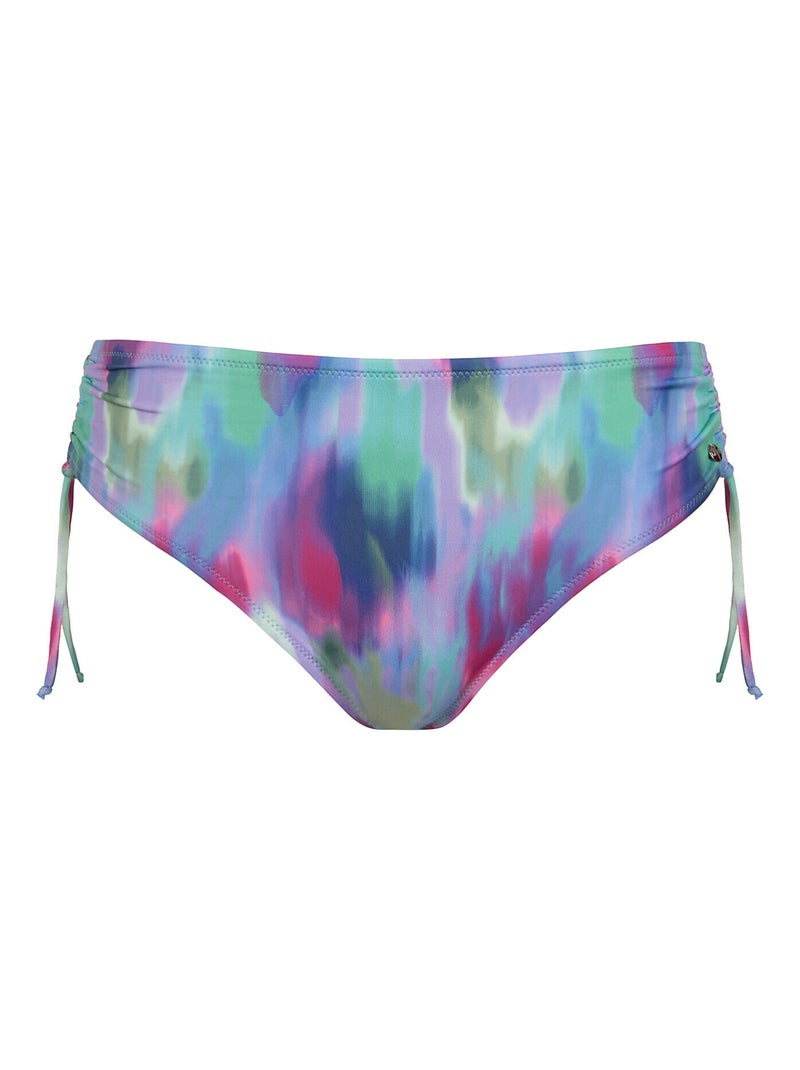 Bas maillot slip de bain côtés réglables JERSEY Violet - Kiabi