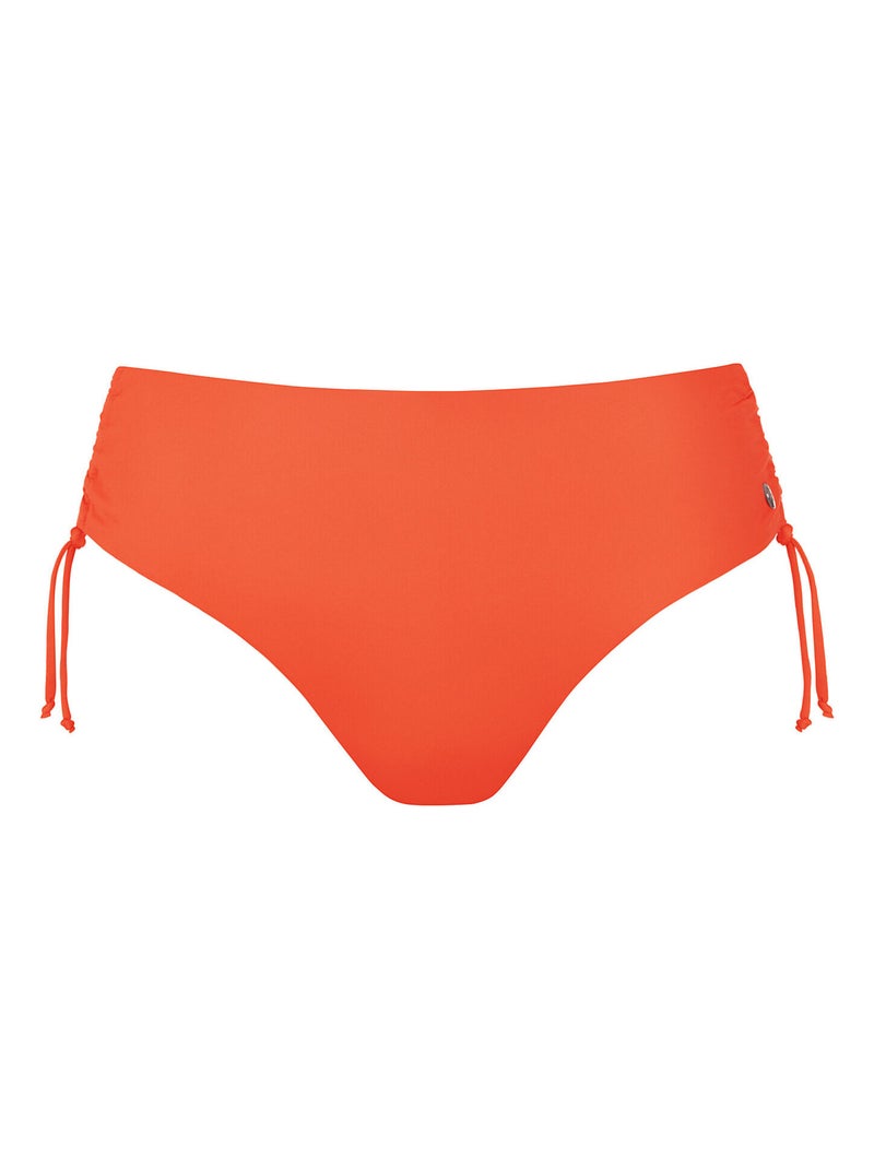 Bas maillot slip de bain côtés réglables PALMA Orange - Kiabi