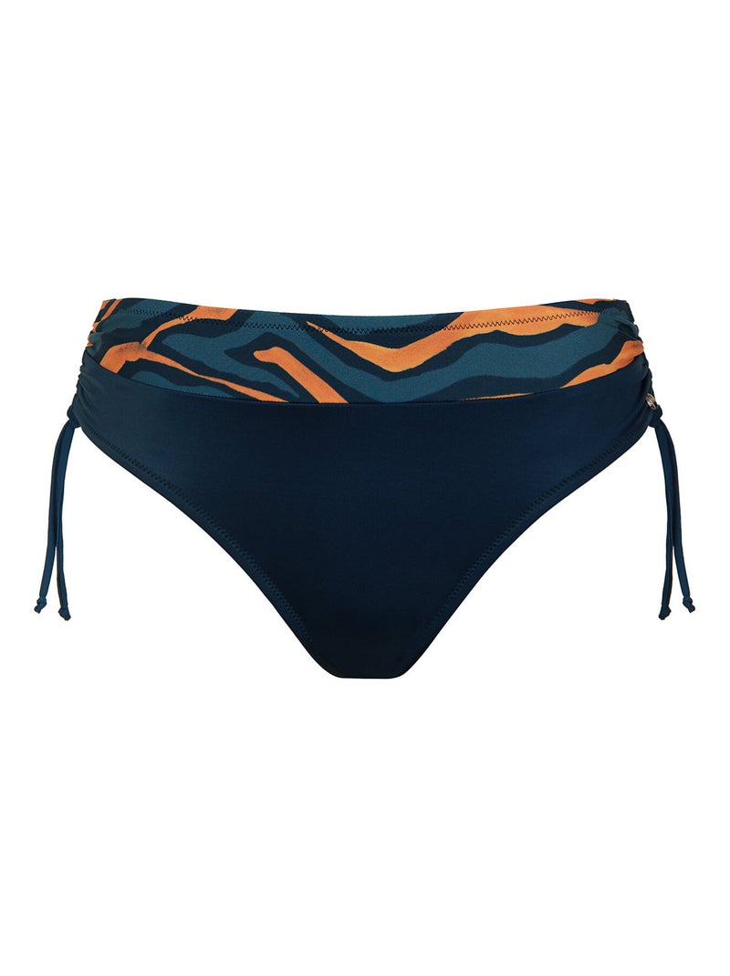 Bas maillot slip de bain côtés réglables TANZANIA Bleu - Kiabi
