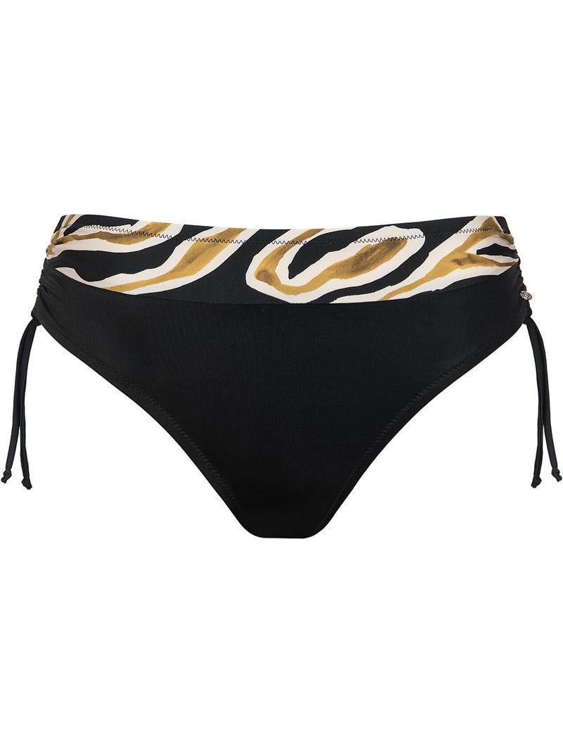 Bas maillot slip de bain côtés réglables TANZANIA Noir - Kiabi