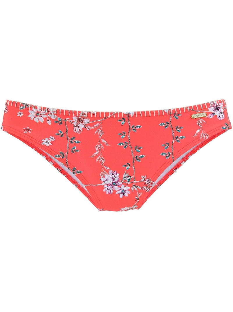 Bas maillot slip de bain Ditsy Orange - Kiabi