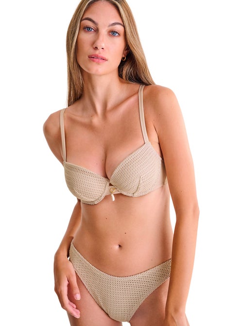 Bas maillot slip de bain échancré CALVI - Kiabi