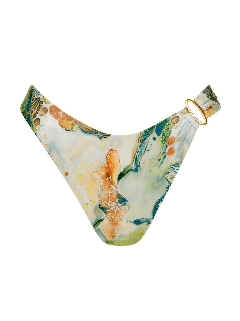 Bas De Bikini SIMONE PÉRELE Doris - Imprimé Orange/marron, Tailles 1 Ou 2, Neuf Avec étiquette