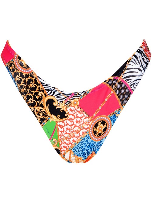 Bas maillot slip de bain échancré taille basse Olbia - Kiabi