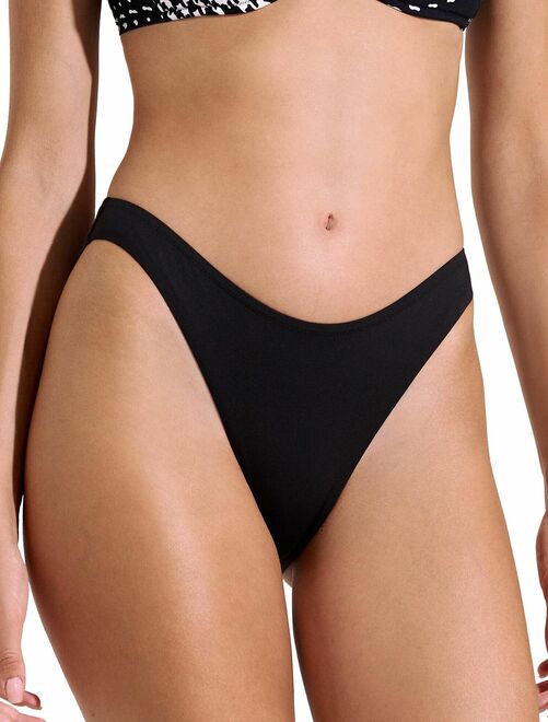 Bas maillot slip de bain échancré taille basse Quito - Kiabi