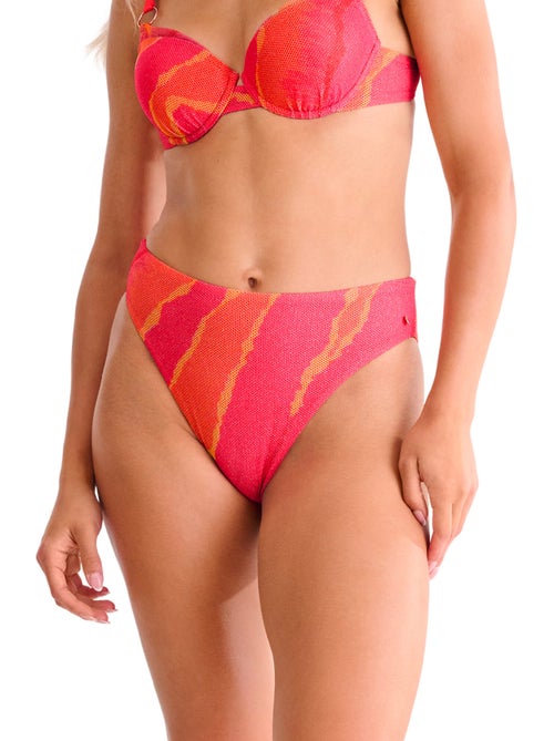 Bas maillot slip de bain échancré taille haute ATLANTIDA - Kiabi