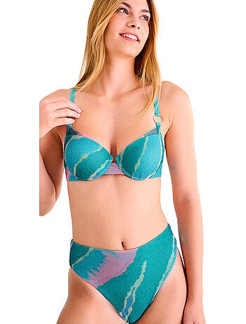 Bas maillot slip de bain échancré taille haute ATLANTIDA