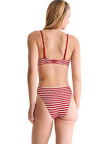 Bas maillot slip de bain échancré taille haute BONDI BEACH