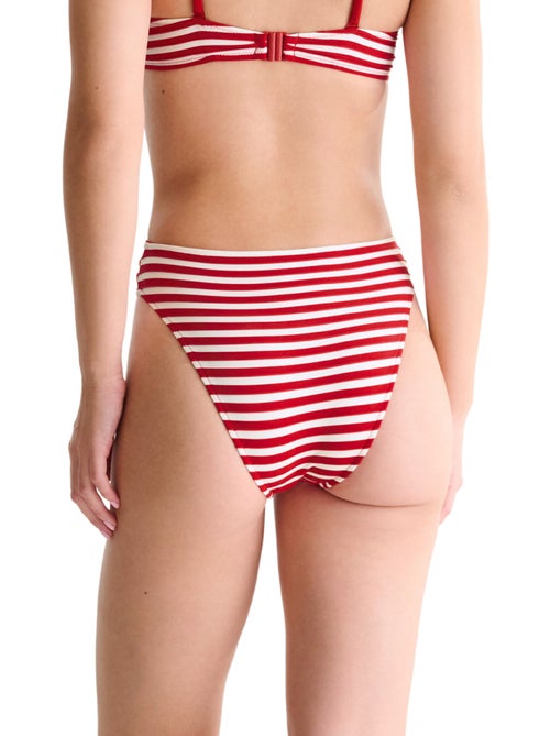 Bas maillot slip de bain échancré taille haute BONDI BEACH - Kiabi
