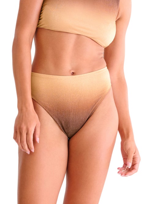 Bas maillot slip de bain échancré taille haute CAIRO - Kiabi