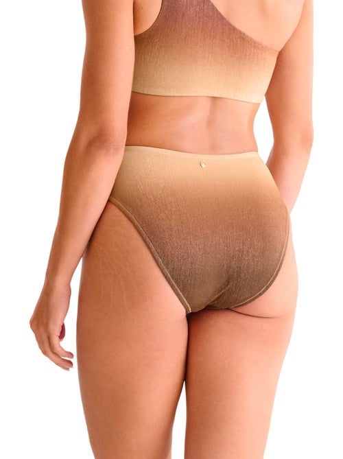 Bas maillot slip de bain échancré taille haute CAIRO - Kiabi
