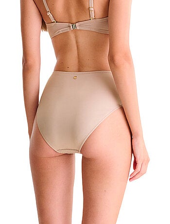 Bas maillot slip de bain échancré taille haute CALVI