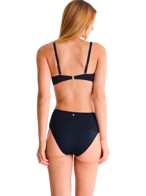 Bas maillot slip de bain échancré taille haute CALVI - Kiabi