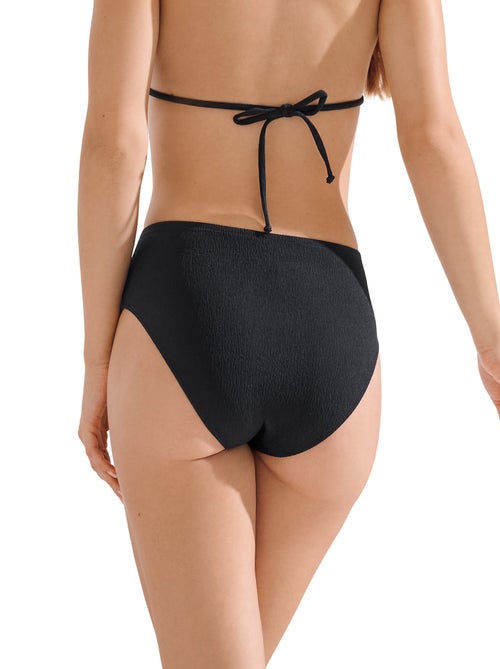 Bas maillot slip de bain échancré taille haute MALAGA - Kiabi