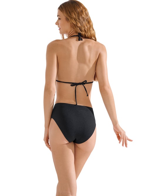 Bas maillot slip de bain échancré taille haute MALAGA - Kiabi
