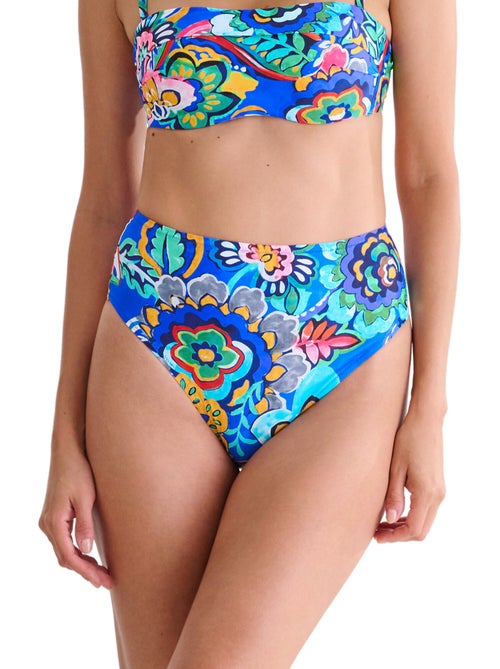 Bas maillot slip de bain échancré taille haute MEXICO - Kiabi