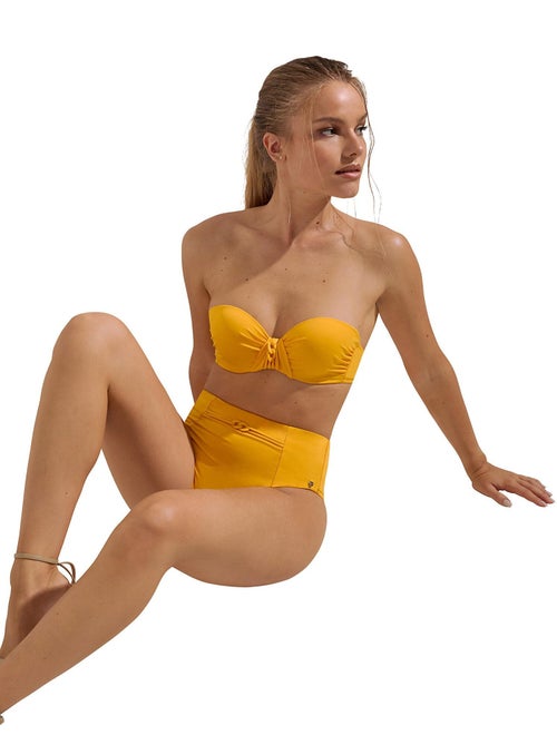 Bas maillot slip de bain échancré taille haute Palma - Kiabi
