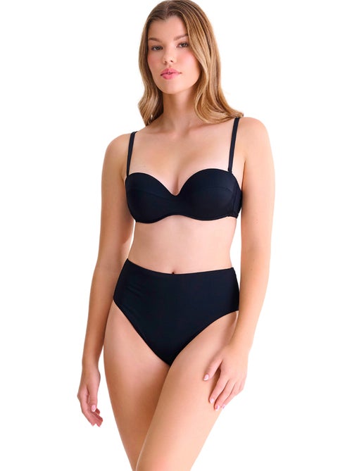 Bas maillot slip de bain échancré taille haute PORTOFINO - Kiabi