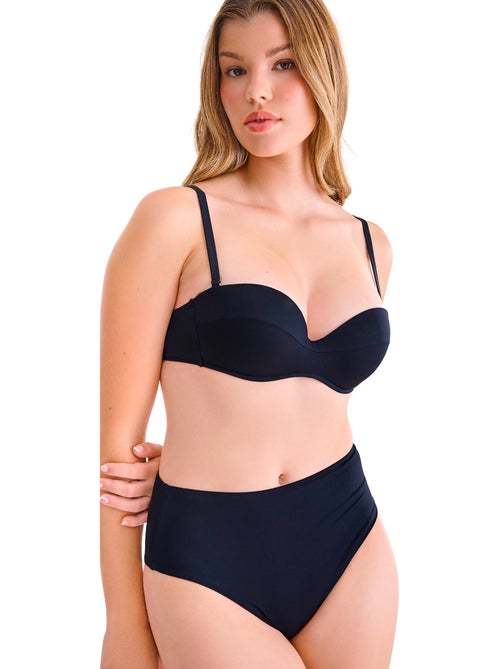 Bas maillot slip de bain échancré taille haute PORTOFINO - Kiabi