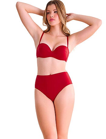 Bas maillot slip de bain échancré taille haute PORTOFINO