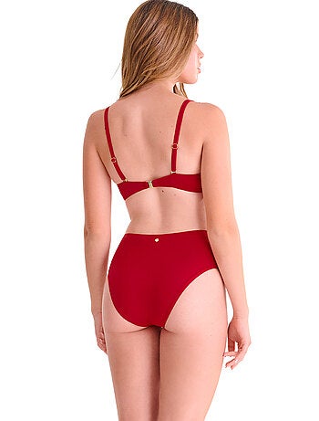 Bas maillot slip de bain échancré taille haute PORTOFINO