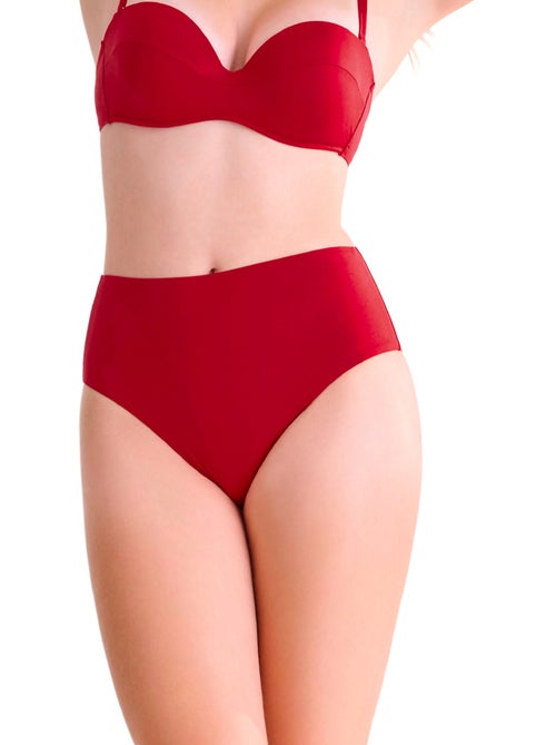 Bas maillot slip de bain échancré taille haute PORTOFINO - Kiabi