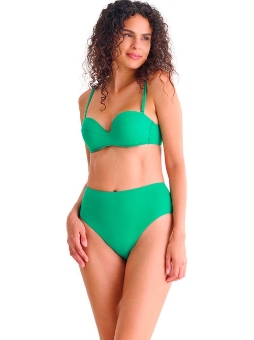 Bas maillot slip de bain échancré taille haute PORTOFINO - Kiabi